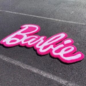 Barbie Fluffy Bedroom Rug