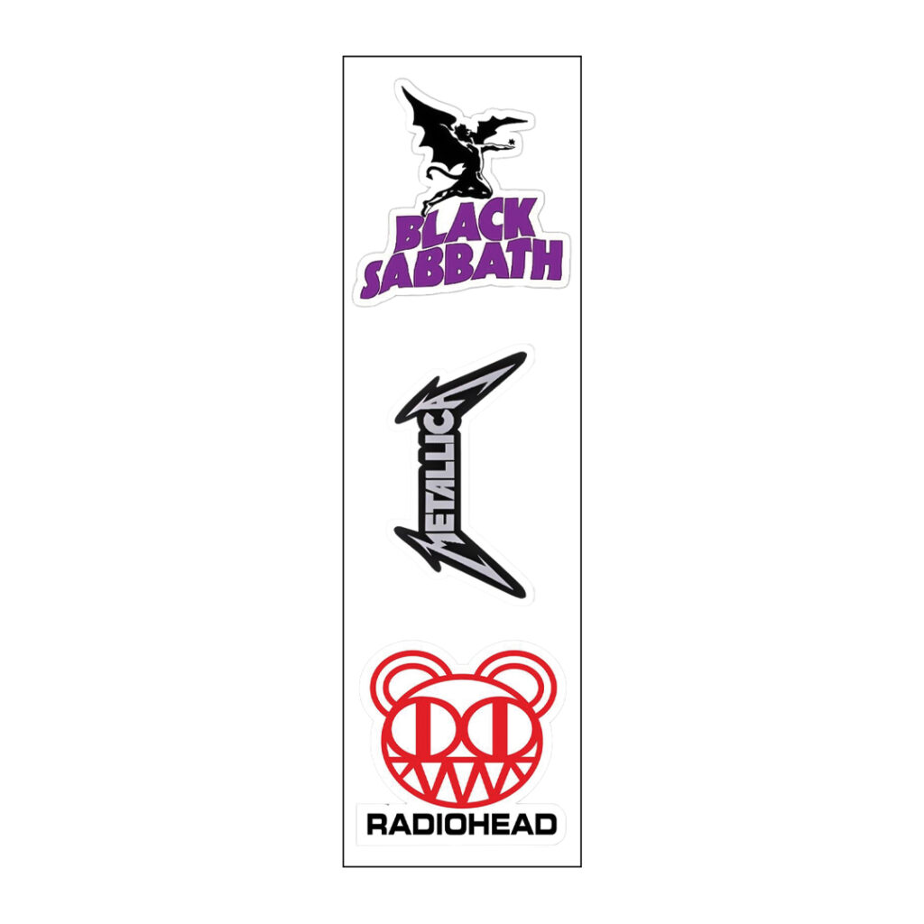 Black Sabbath Vinyl Sticker Pack Reusable & Waterproof Cairo99