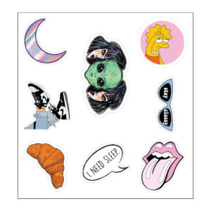 I Need Sleep Vinyl Sticker Pack Reusable & Waterproof