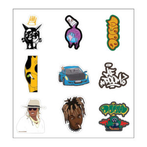 Me Doom Vinyl Sticker Pack Reusable & Waterproof