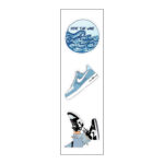 Ride The Wave Vinyl Sticker Pack Reusable & Waterproof