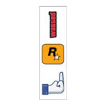 Rockstar Games Vinyl Sticker Pack Reusable & Waterproof