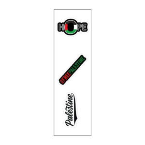 Hope Vinyl Sticker Pack Reusable & Waterproof
