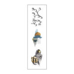 Jabalia Vinyl Sticker Pack Reusable & Waterproof