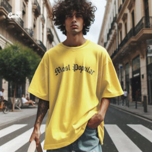 Most Popular oversized T-shirt for men - Yellow