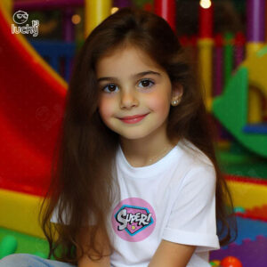 Super  kids T-shirt- White