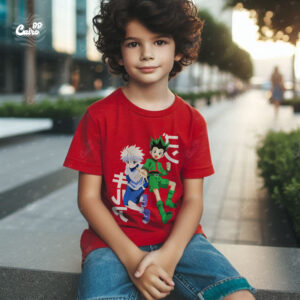 Killua x Gon kids T-Shirt -Red