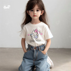 Hello Kitty  kids T-shirt- Off White