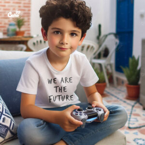 We Are The Future  kids T-shirt- White