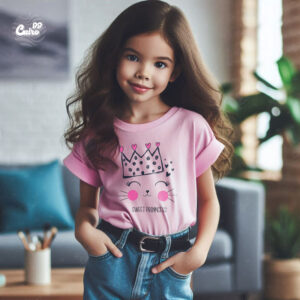 Sweet Princess Adventure kids T-shirt- Pink