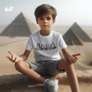 Anubis Wings kids T-shirt- White
