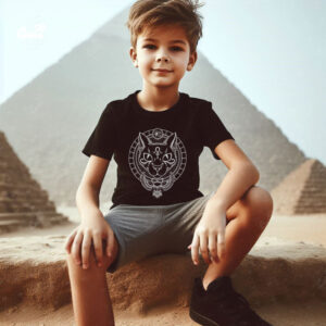 Bastet kids T-shirt- Black
