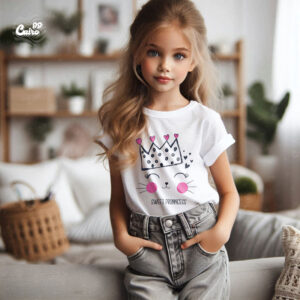 Sweet Princess Adventure kids T-shirt- white