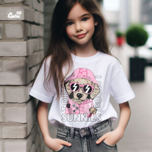 To Day I Choose Sunnies kids T-shirt- white